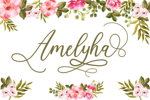 Amelyha: A Handwritten Font for Elegant Web Design