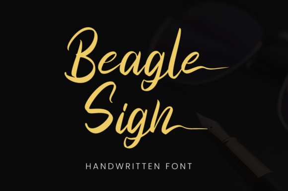 Beagle Sign: A Stylish Signature Font for Impactful Designs