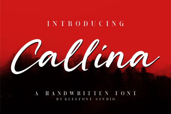 Callina: Elevate Your Brand with This Elegant Handwritten Font