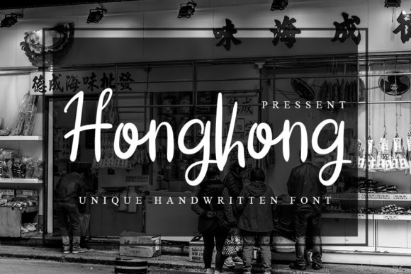 Discover Hongkong: A Handwritten Font for Creative Web Design