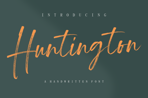 Discover Huntington: A Handwritten Font for Editorial Charm