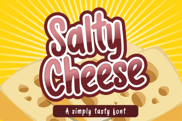 Discover the Charm of Salty Cheese: A Handwritten Font for Web Design