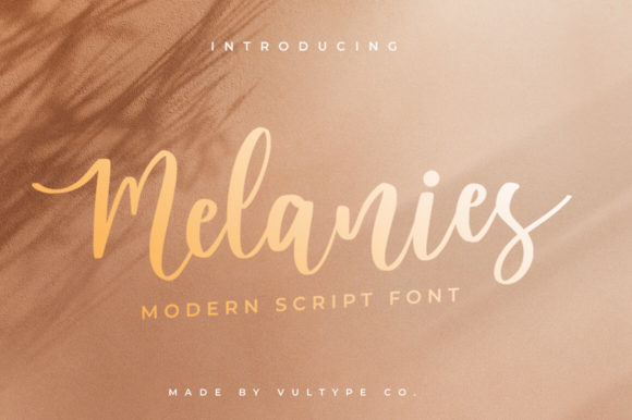 Discover the Elegance of Melanies: A Handwritten Font for Web Design