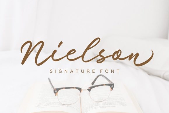 Discover the Elegance of Nielson: A Handwritten Font for Editorial Design