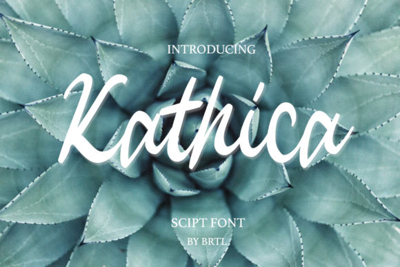 Elevate Your Craft with Kathica: A Versatile Script Font