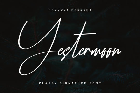 Elevate Your Craft with Yestermoon: A Font for Elegant Creations