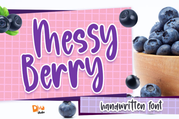 Embrace Joy with Messy Berry: A Quirky Handwritten Font