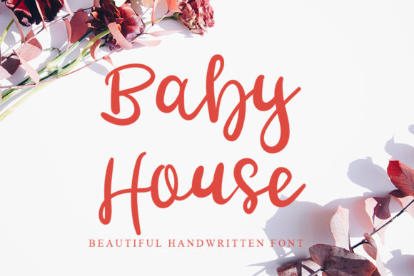Enhance Your Brand with Baby House: A Charming Handwritten Font
