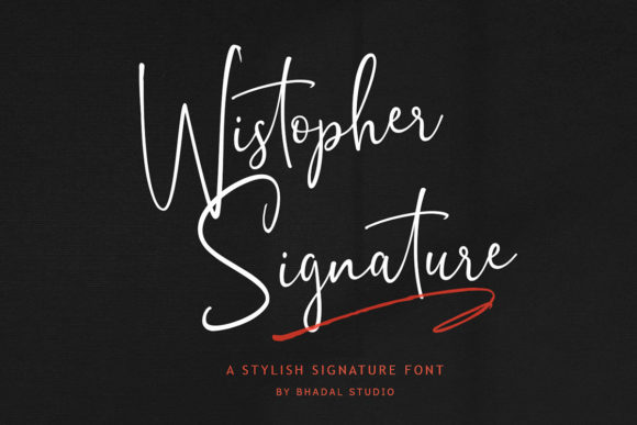 Enhance Your Brand with Wistopher Signature Font