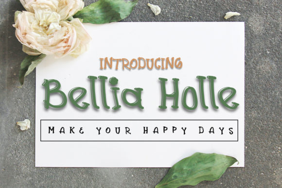 Enhance Your Web Design with Bellia Holle Font