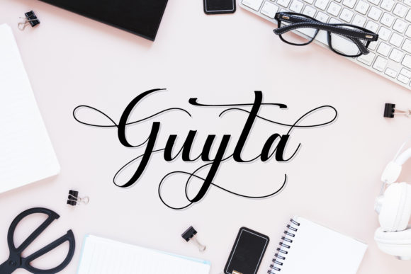 Enhance Your Web Design with Guyta: A Delicate Handwritten Font