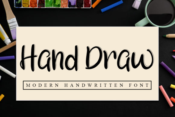 Hand Draw: A Sweet and Joyful Handwritten Font