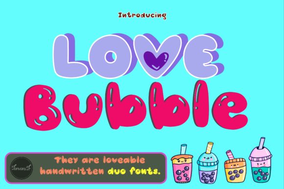 Love Bubble: A Bold Handwritten Font for Editorial Charm