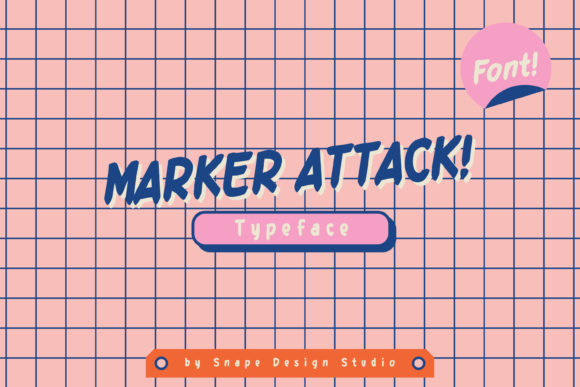 Marker Attack: A Bold Handwritten Font for Creative Branding