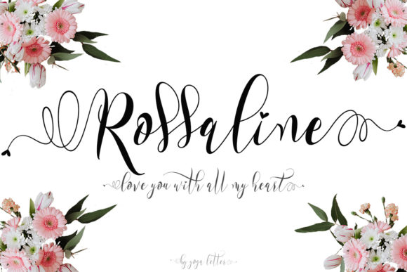 Rossaline: A Handwritten Font for Elegant Editorial Design