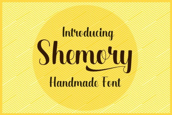 Shemory: A Friendly Script Font for Creative Branding