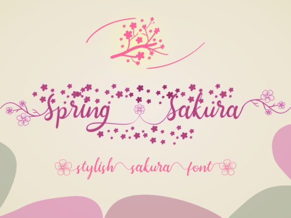 Spring Sakura: A Font for Elegant Editorial Design