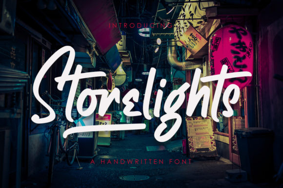 Storelights: A Bold and Timeless Handwritten Font for Creative Campaigns