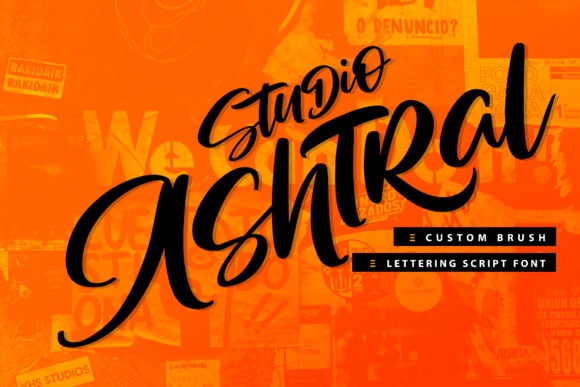Studio Ashtral: A Handwritten Font for Editorial Elegance