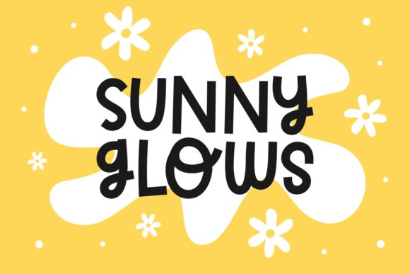 Sunny Glows: A Playful Script Font for Creative Projects