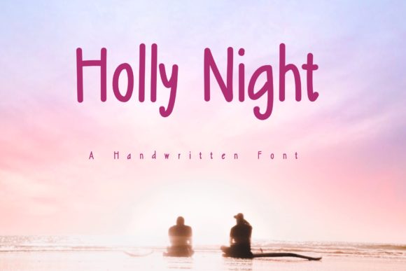 Transform Your Brand with Holly Night: A Friendly Handwritten Font