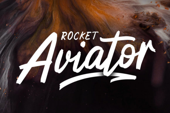 Unleash Creativity with Rocket Aviator Font