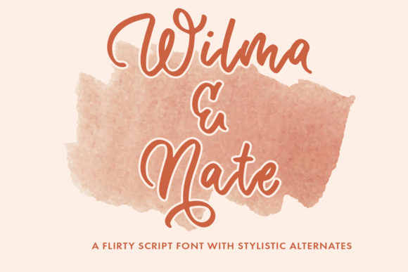 Wilma Nate: A Delicate Font for Elegant Campaigns